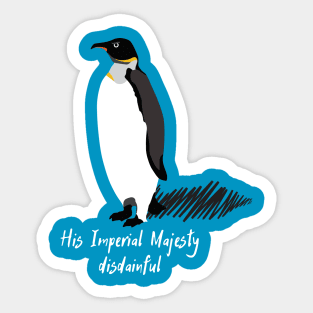 Emperor penguin Sticker